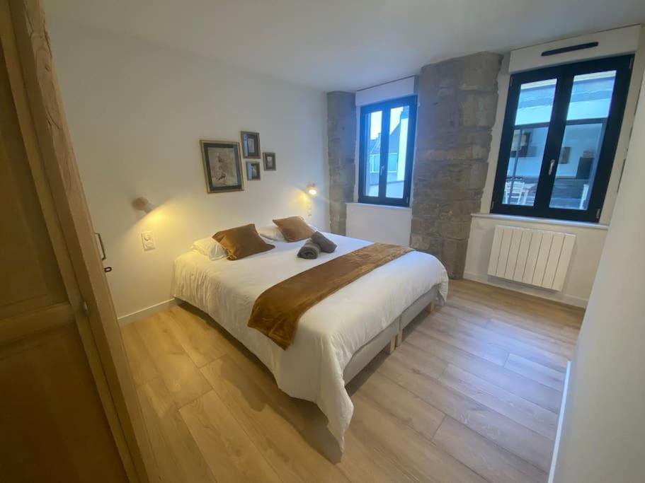 Ferienwohnung Ty Dag - Terre De Bas - Plein Centre Parking Prive Roscoff Exterior foto